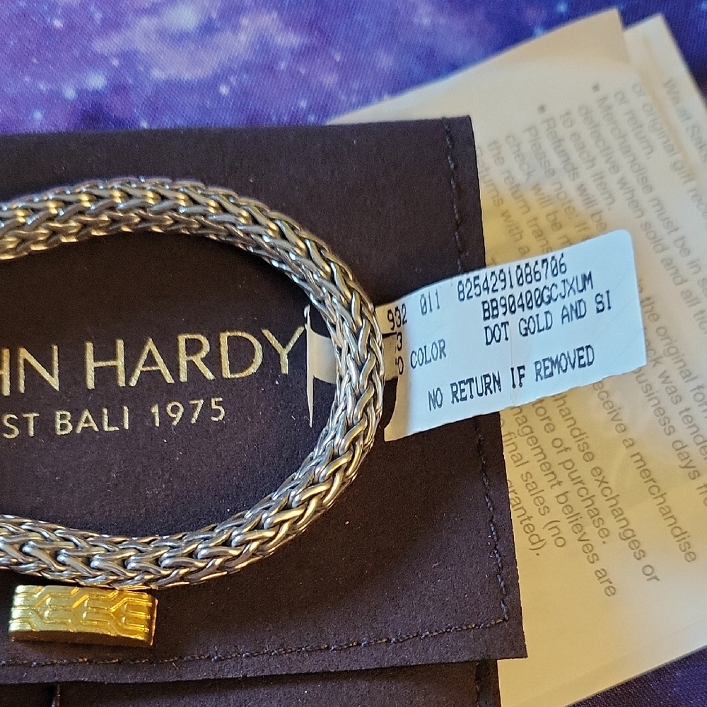 John Hardy Men's Two-Tone Woven Bracelet